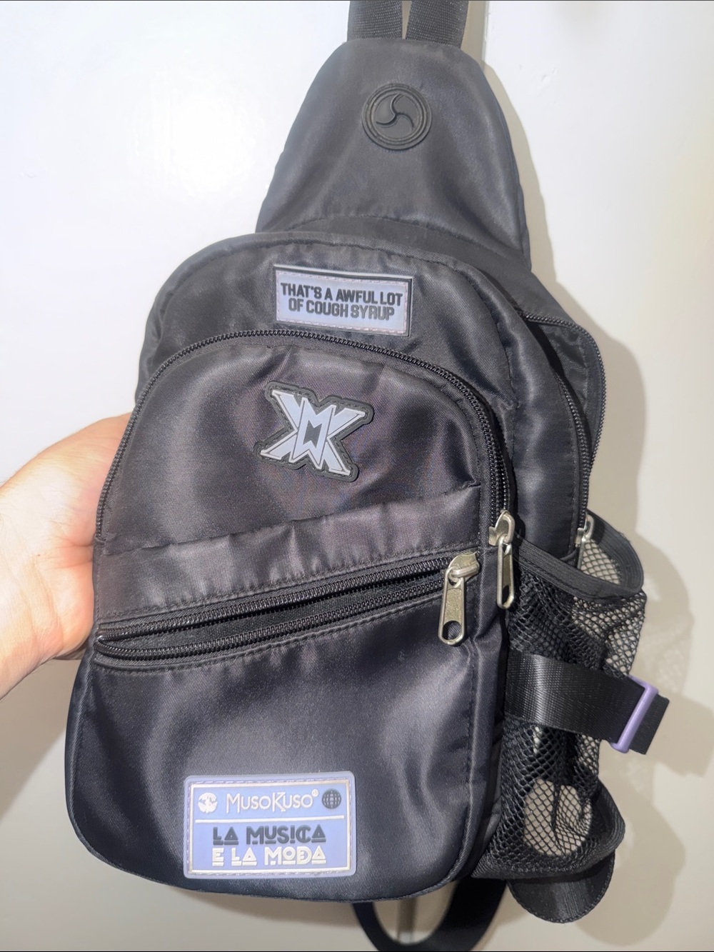 Awful lot of Muso Kuso Black Sling bag